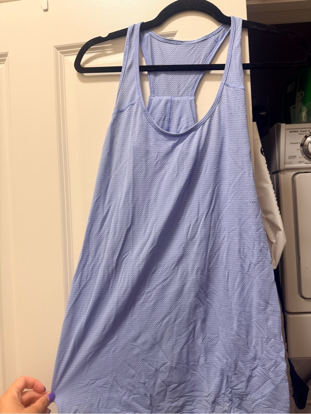 lululemon athletica Lavender Textured Racerback Tank